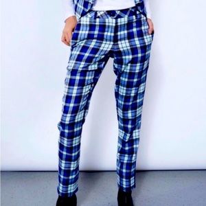 Wildfang Empower Tartan Trousers - size 10